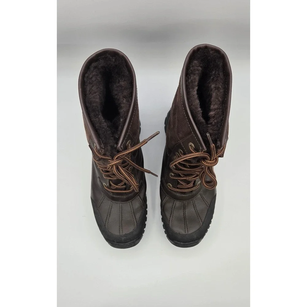 UGG Adirondack II Womens Boots Size 9 Brown Waterproof Leather Vibram 5446